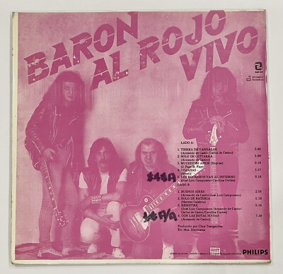Barón Rojo ‎– Baron Al Rojo Vivo Vol.2 - Heavy Metal Colombia 1987