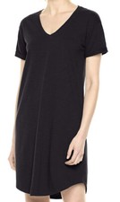 Black Summer Tee Shirt Dress LBD Easy to Wear Wash and Wear Size Small