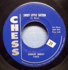 Chuck Berry - Sweet Little Sixteen - 1958 Rock'n Roll 45 on CHESS