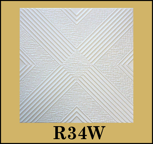 Glue Up Ceiling Tiles Easy Installation R34 SUPER SALE!!