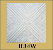 Glue Up Ceiling Tiles Easy Installation R34 SUPER SALE!!