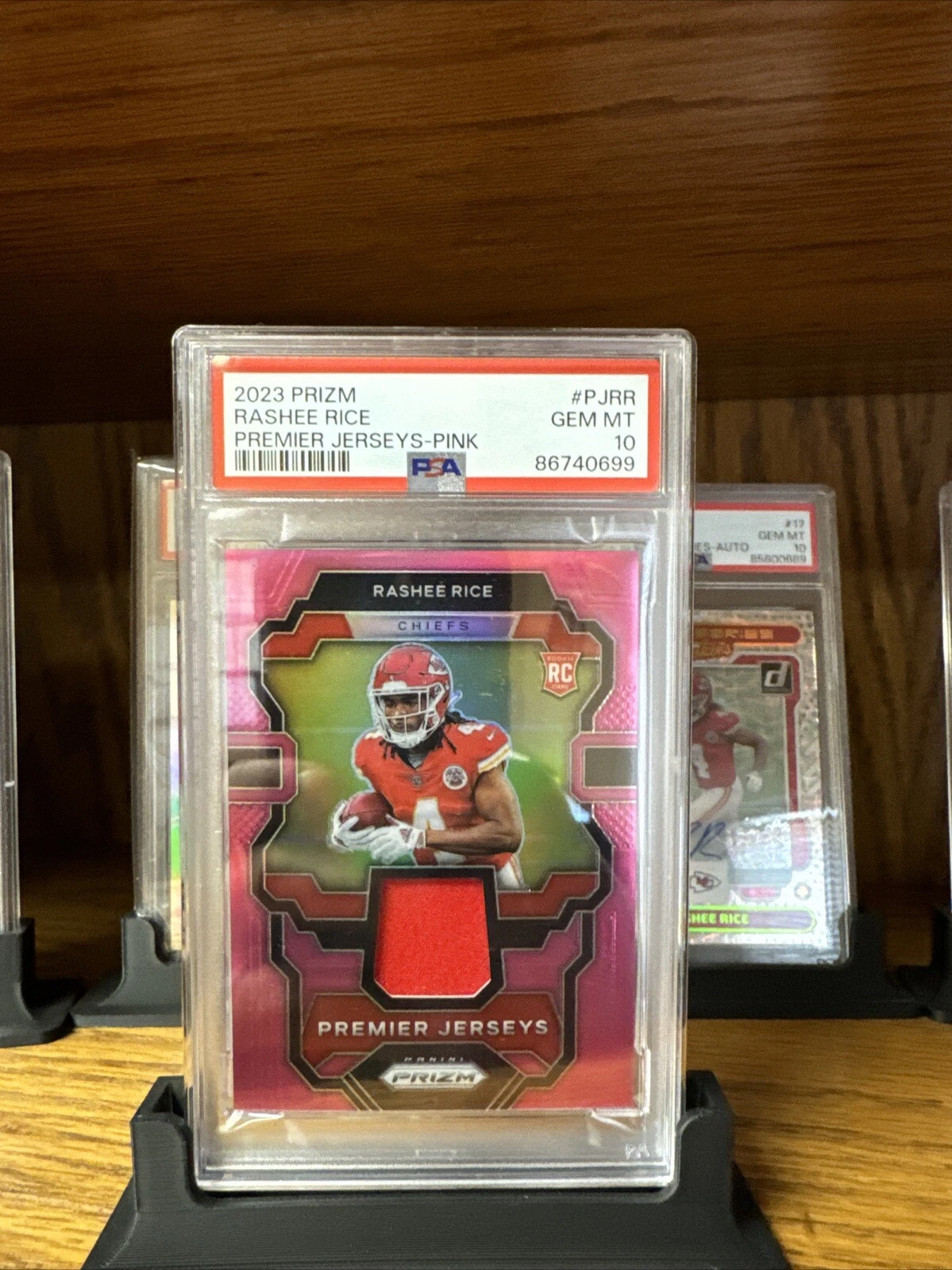 Rashee Rice Panini Prizm Premier Jerseys #PJRR Pink