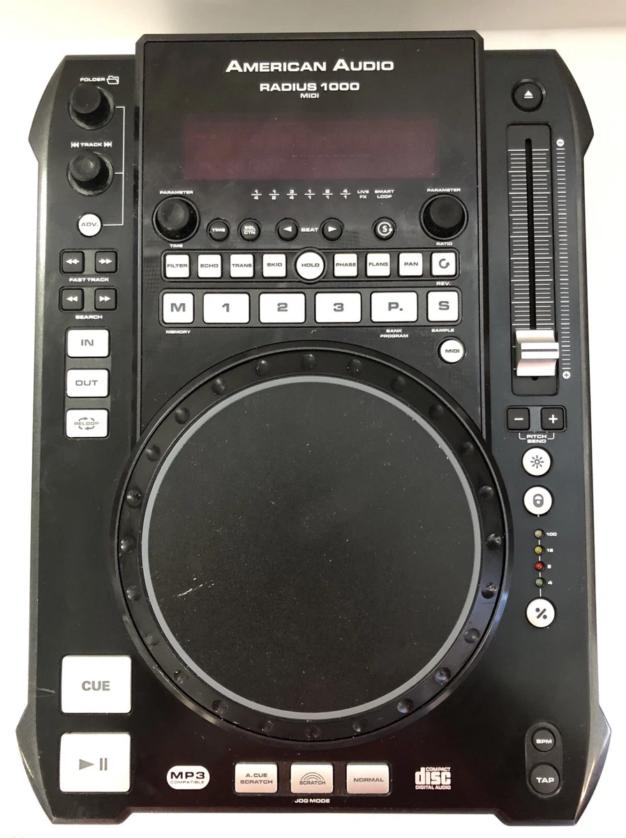 American Audio Radius 1000 CD/MP3/MIDI Controller. Amazing.
