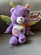 Care Bears 9" Bean Plush - Butterfly Share Bear (Tray) Soft Huggable Plush Toy