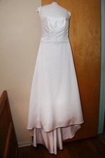 Wedding Dress from Davids Bridal Size 10 and Hand Made Veil 
