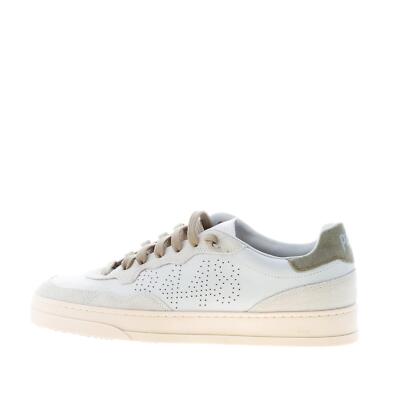 P448 herren schue Bali sneaker weiß nubuk und delavè grün suede