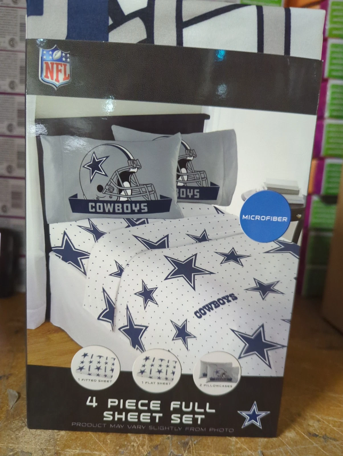 Dallas Cowboys Full Sheet Set Monument Design Team Colors