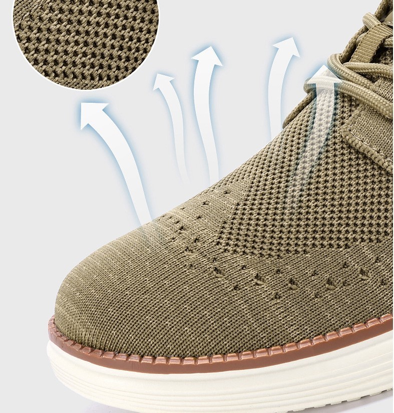 SAOLA Sneakers uomo a rete Oxford stringate casual leggere scarpe da passeggio misura