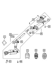 Genuine Mopar Exhaust Support Isolator 4721749AA