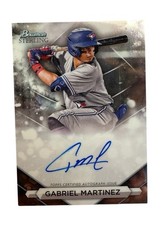 Gabriel Martinez 2023 Bowman Sterling #PA-GM Prospect On Card Auto Blue Jays RC