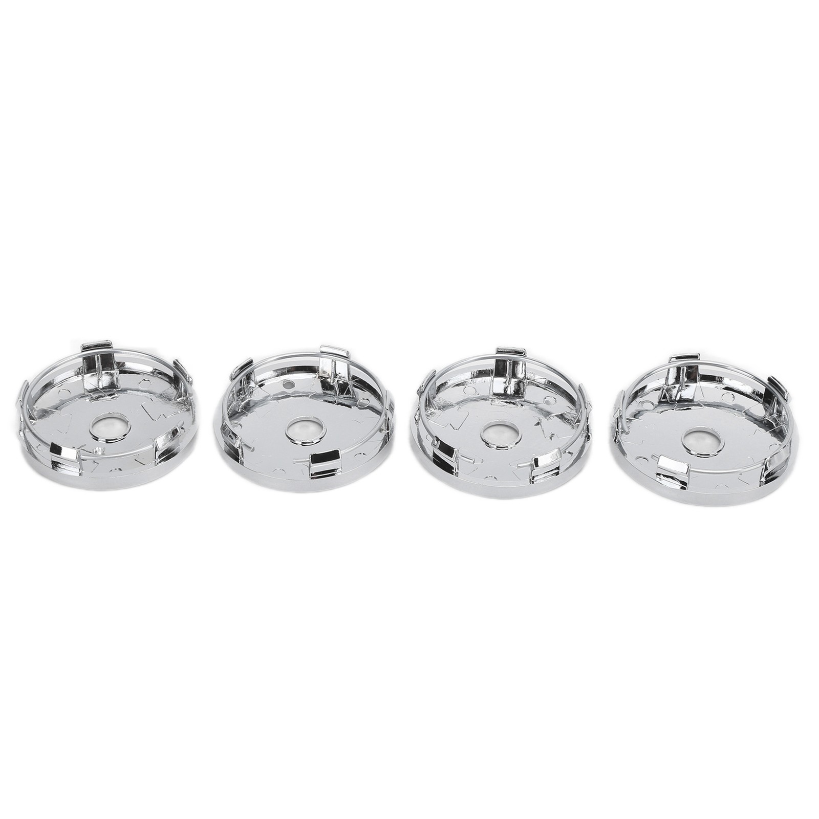 Red 4PCS Car Wheel Centre Cover Waterproof Aluminium Alloy Scratch Prevention