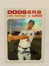 2020 Topps Heritage Chrome White Refractor /71 Cody Bellinger #THC-257