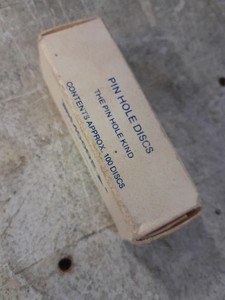 Pin Hole Finishing Discs Dental Laboratory Approx. 100 Discs