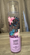 Bath  Body Works Tahiti Pink Lily Bamboo Fragrance Mist 8oz Retired 85 Remains
