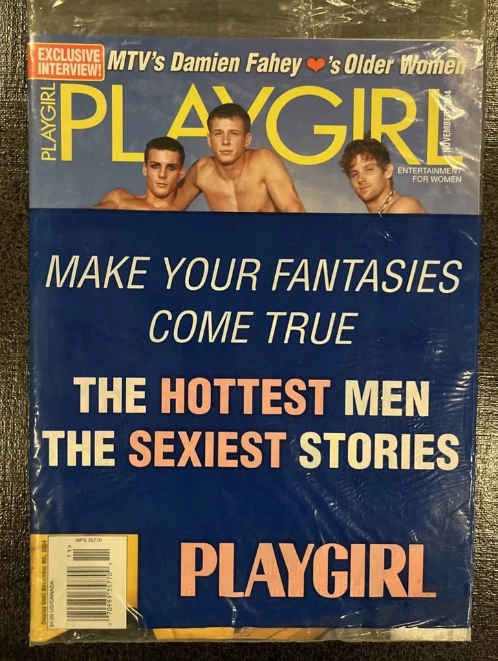 PLAYGIRL Magazine. November, 2004. MTV Damien Fahey Interview. Older Women. New! - Image 2 of 4