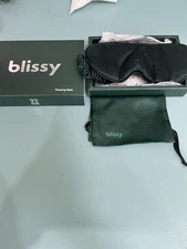 Blissy Silk Sleep Mask in Emerald Green