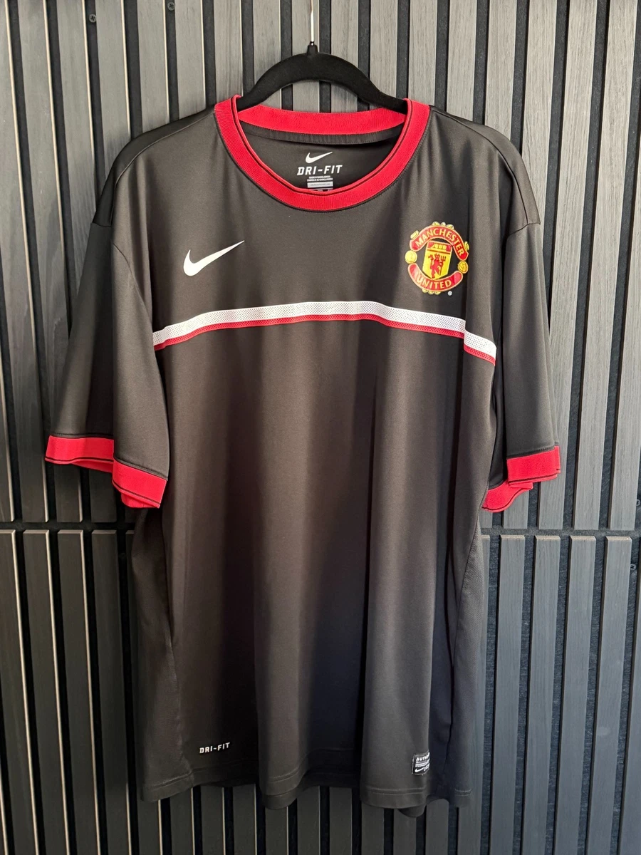 Nike Black Manchester United International Club Soccer Fan Apparel