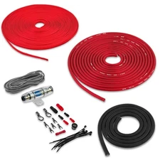 8 Gauge Power Kit Red Audio Amplifier Installation High Performance Wires