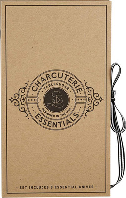 Gift Set Kitchen Essentials Tablesugar Kraft Cardboard Book Gift Box, 3-Pieces,