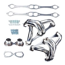 For Chevy Hugger Manifold Exhaust Headers Small Block Sbc V8 283-400 Metallic