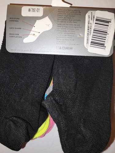 New Danskin Girls Socks Shoe Size 10.5-4 No Show - Picture 4 of 5