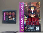 Judge Dredd Sega Game Gear Video Game Cartridge & Manual!!  - WORKS!  Nice!