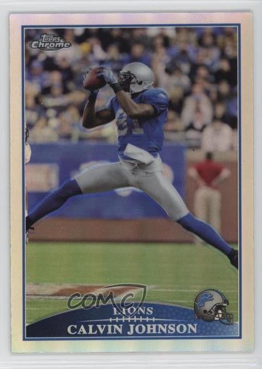 2009 Topps Chrome Refractor Calvin Johnson #TC10 HOF