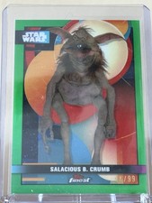 2025 Topps Star Wars Smugglers Outpost Salacious B. Crumb Finest Green 94/99