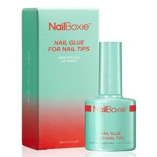 Nail Glue for Nail Tips, 9 in One Glue for Press Ons, Clear Tips, Need U V Li...