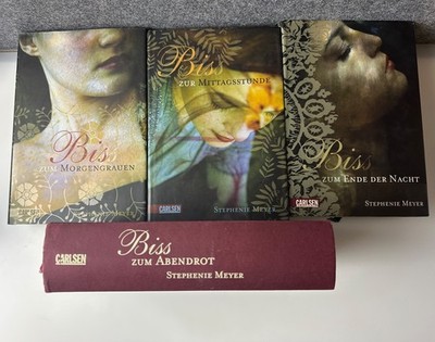 4x Stephenie Meyer Bis(s) zum Ende Nacht Twilight Saga Carlsen Verlag Hardcover