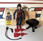GI Joe Scrap Iron v1 1984 *100% COMPLETE w/File Card, Excellent!* Cobra Vintage
