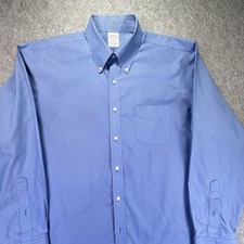 Brooks Brotherrs dress shirt Regent Fit Blue 17/34-35