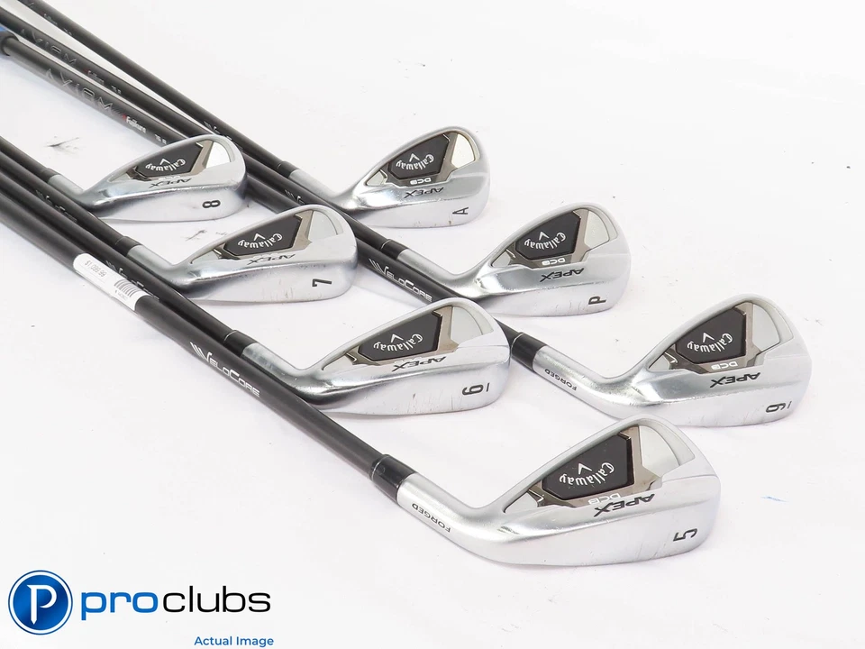 Callaway '21 APEX DCB 5-PW,AW IRON SET - AXIOM 75 Regular Flex Graph +1" 443807 - Image 2 of 4