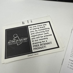 Interact Starfire Lightblaster Sega Dreamcast Light Gun Controller Complete Box