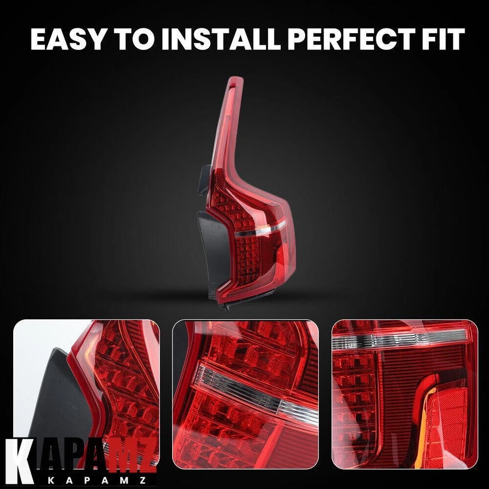 Luz trasera LED de repuesto para Volvo XC90 2016-2024 lado del pasajero Foto 3 de 4