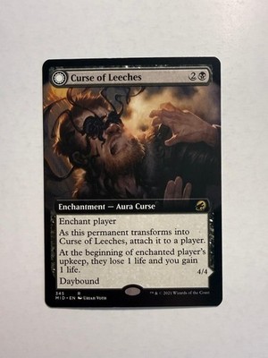 Curse of Leeches (Extended Art) 345 MTG Innistrad: Midnight Hunt