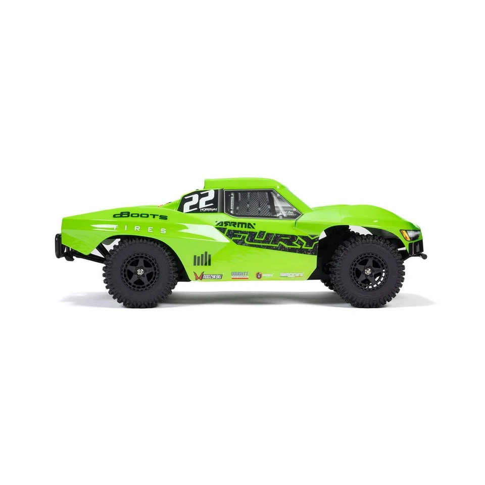 Arrma 3221T1 1:10 FURY 2WD RTR Brushed Short Course Truck grün - Bild 4 von 4