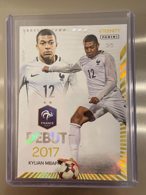 2025-26 Panini Eternity Bleus DEBUT 2017 MBAPPÉ 3/5 GOLD Equipe De France