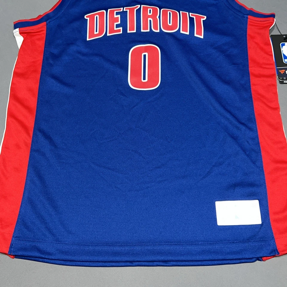 Новая футболка с ценниками Fanatics Fast Break Detroit Piston молодежная L синяя 0 Andre Drummond-4896 - Изображение 4 из 4
