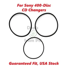 Belt Kit for Sony CDP-CX400, CDP-CX450, CDP-CX455 CD Changers w/Tracking 