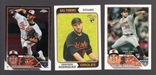 GRAYSON RODRIGUEZ - Baltimore ORIOLES (3 Topps ROOKIE CARD Collection!)