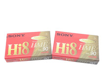 2 Stück Sony Hi8 90 Super HME Metal Evaporat...