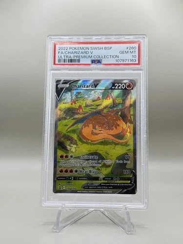 Charizard V 2022 Pokemon Sword Shield UPC Black Star Promo #SWSH260 PSA 10