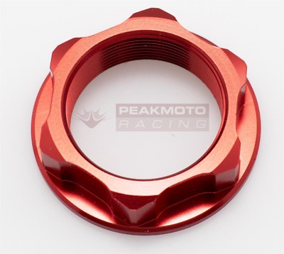 ZETA - ZE58-2323 Red Anodized Aluminum Steering Stem Nut