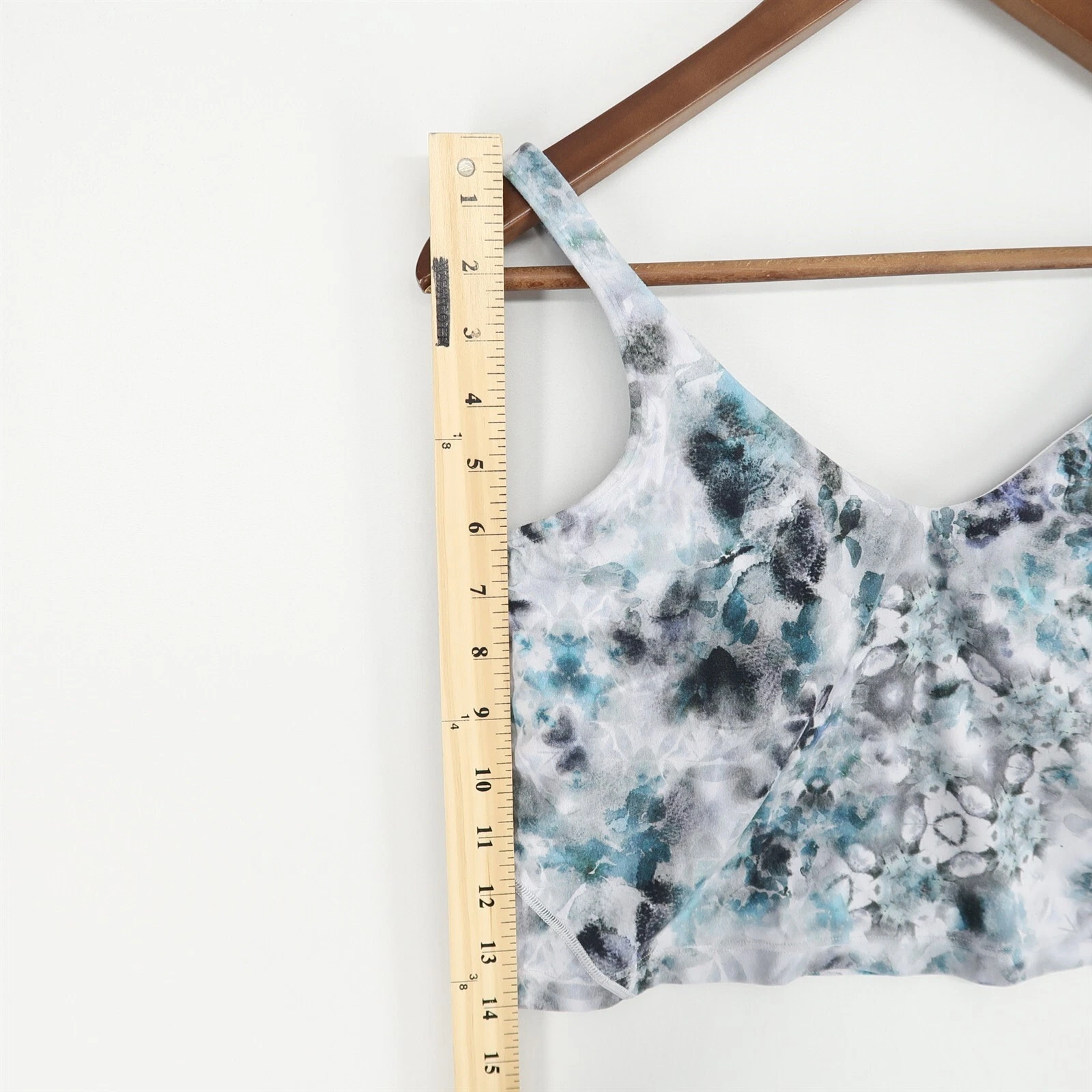 lululemon align kaleidofloral built in bra nulu no inserts tank-top