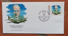 MICRONESIA GEOFFREY DE HAVILLAND PLANE DESIGNR PIONEER OF FLIGHT 1994 CACHET FDC
