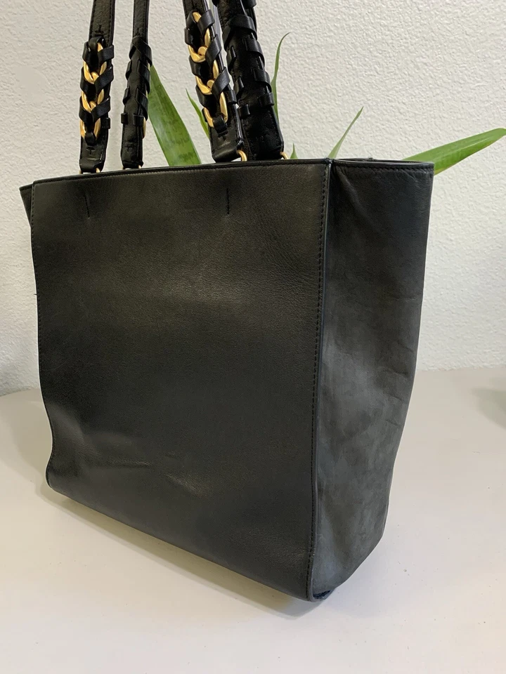 Bolso de Mano Tory Burch Brooke Cuero y Gamuza (en Excelente Estado) 13 X12 pulgadas Foto 4 de 4