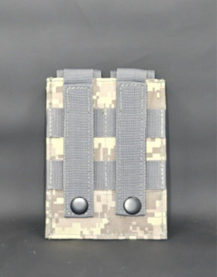 Double Stack Magazine Pouch Molle Ammo Clip Belt Carrier - digi camo | eBay