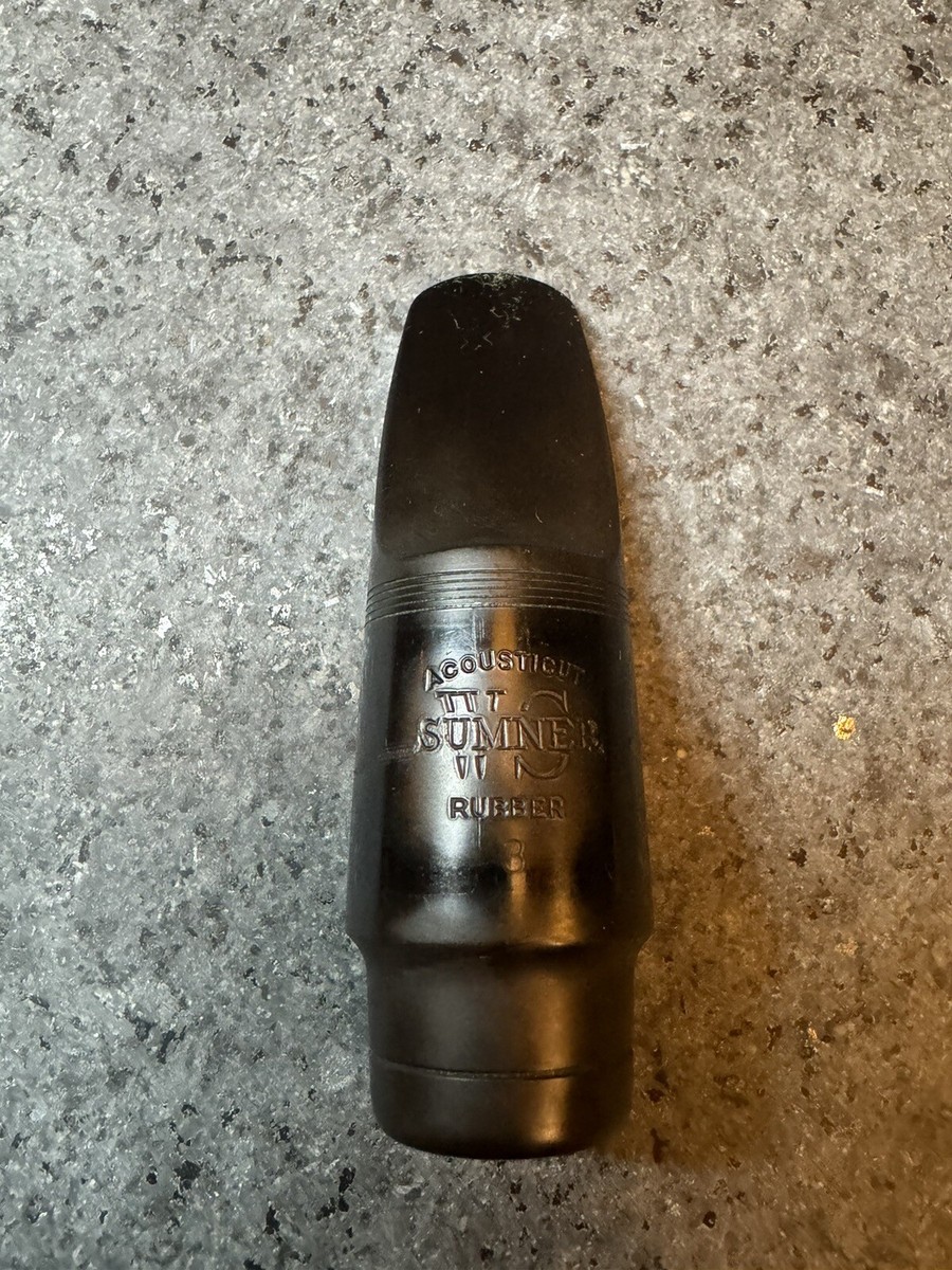 SUMNER ACOUSTICUT アルトサックス マウスピース Sumner Acousticut Hard Rubber Alto Saxophone Mouthpiece (Refaced