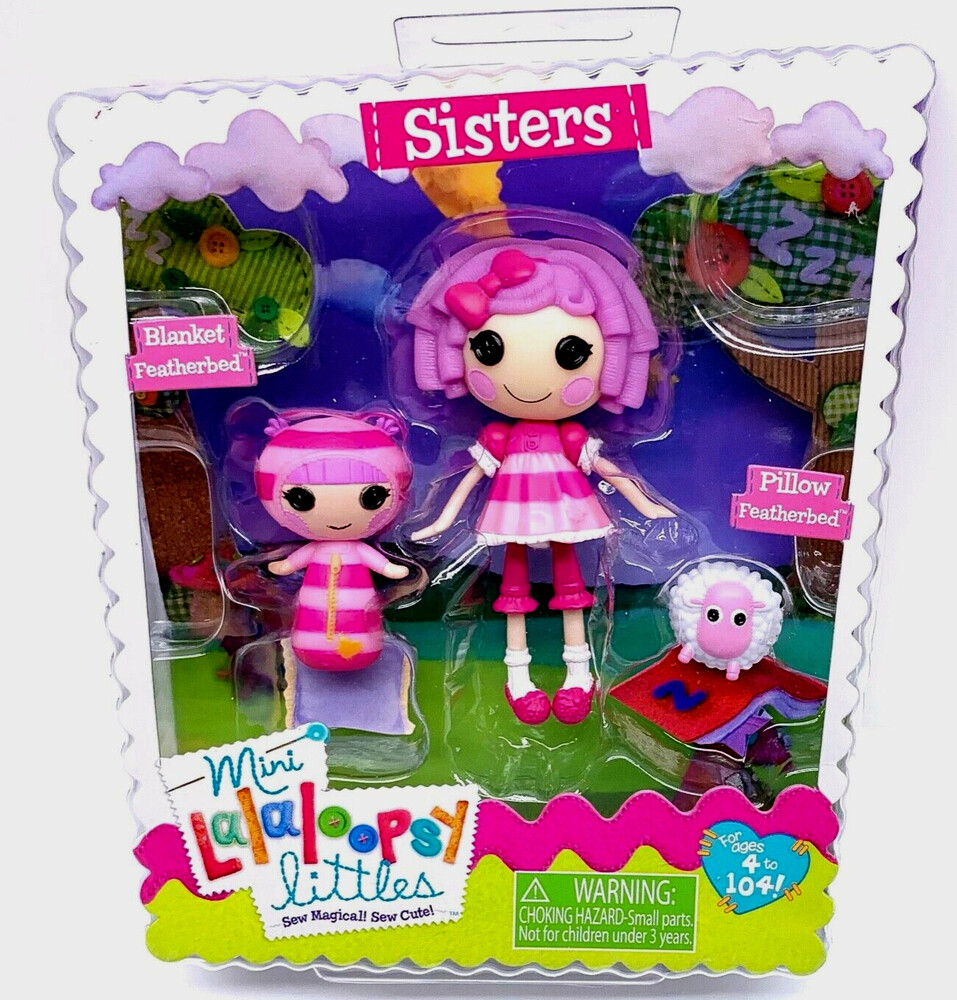 Lalaloopsy Mini Littles Sisters Dolls Pillow Featherbed and